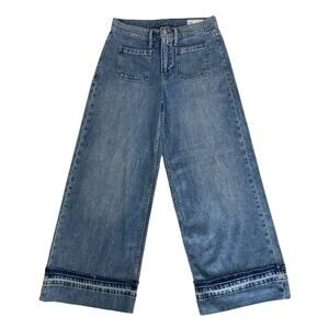 Gap Baggy Mid Rise Ultra Soft Denim Wide Leg Size 26R Retro Minimalist